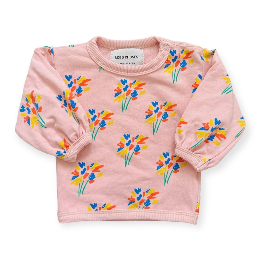 Bobo Choses Pink Fireworks Sweatshirt 3m